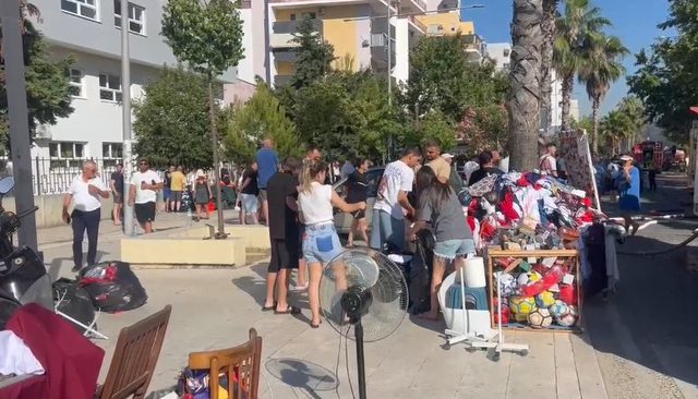 Zjarri masiv përfshin sërish tregun ambulant në plazhin e