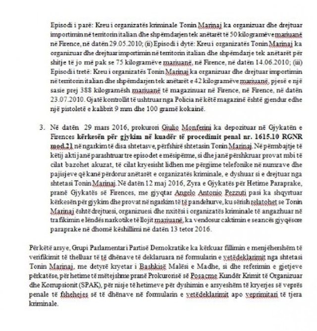 "Mashtrime"/ U paraqit sot në SPAK, kryebashkiaku Marinaj: