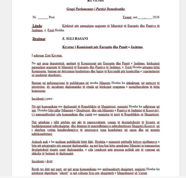 Mesazhi për shqiptarët në Maqedoninë e Veriut, opozita