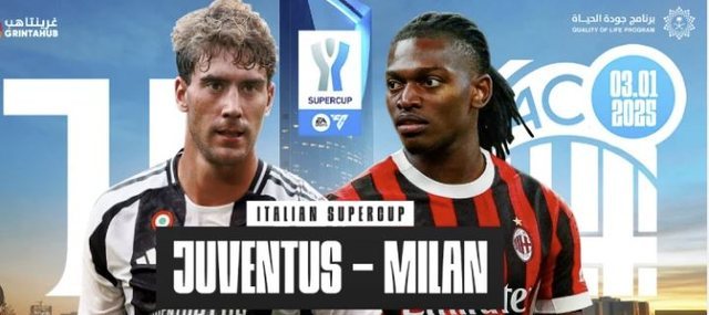 Gjysmëfinalja e Superkupës së Italisë, Juventusi dhe Milani