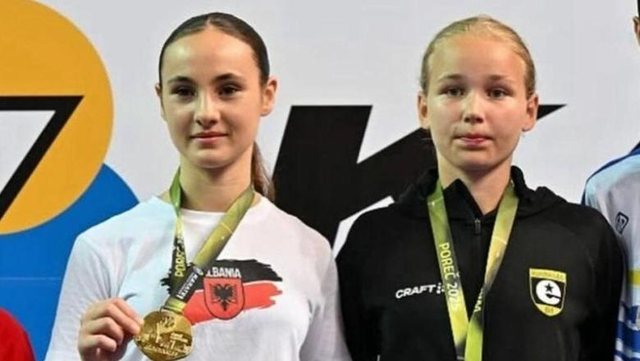Rezultati impresionues/ Amanda Dedej i jep Shqipërisë medalje ari