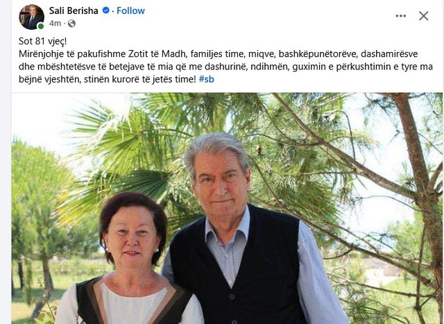 Berisha mbushi sot 81 vjeç, kreu i PD: Mirënjohje