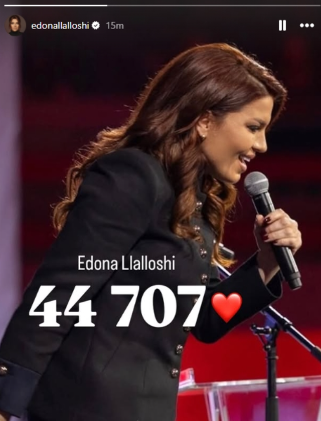 Mori rreth 45 mijë vota, këngëtarja e njohur kosovare reagon