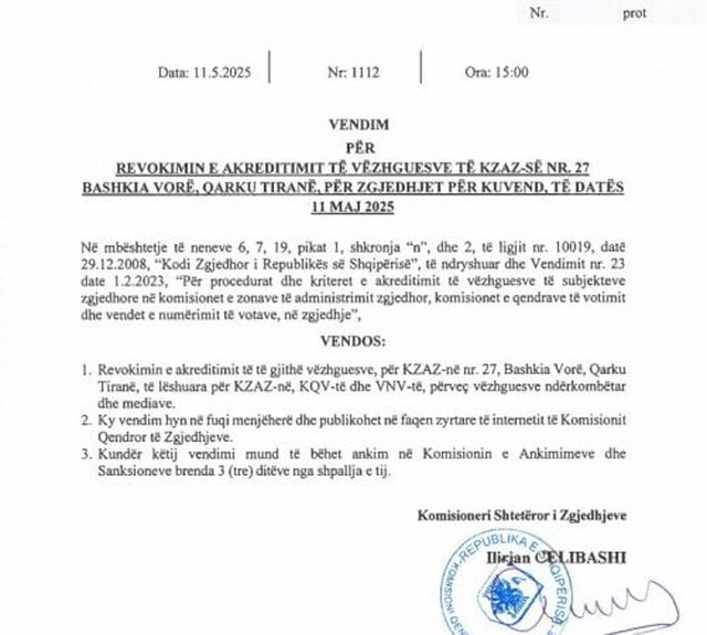 Tensionet dhe përplasjet në QV e Vorës/ Celibashi revokon