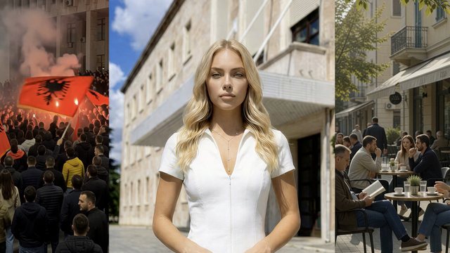 Mes protestave: Akila, gazetarja me inteligjenc&euml; artificiale, do t&euml;