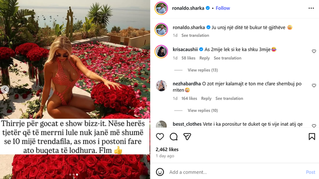 Shpenzimet/ '20 milion lekë trendafila’, moderatori i njohur