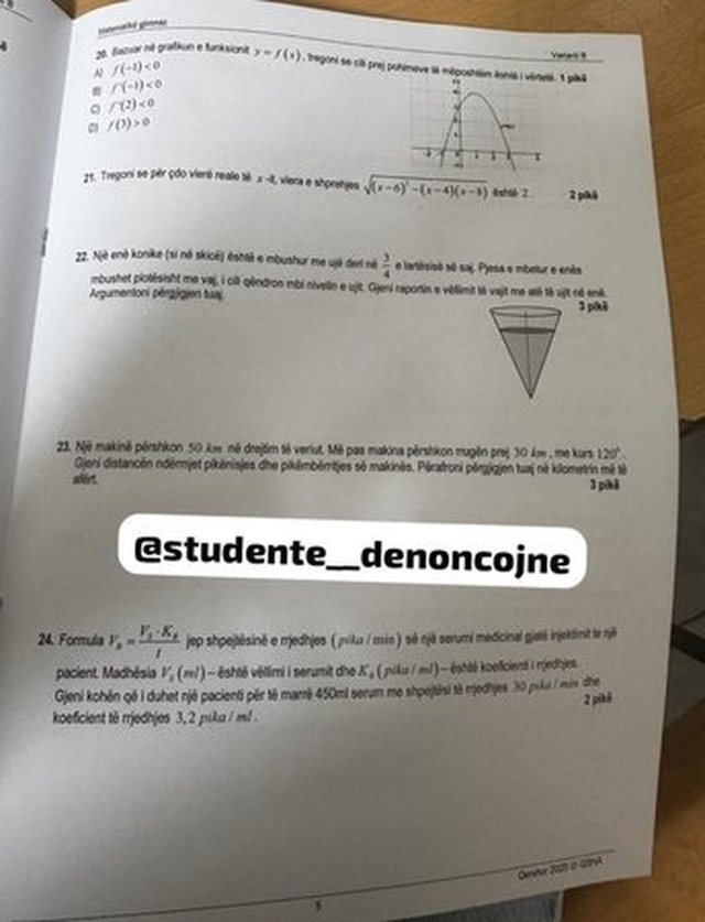 Përfundon në “Instagram”/ Matura Shtetërore: As 30