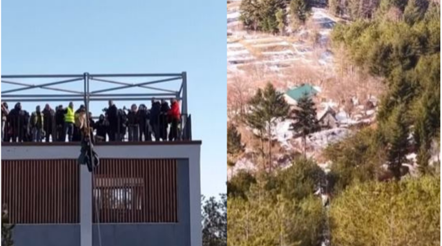 VIDEO/ Rama publikon pamjet e zipline-t të instaluar në Pukë: