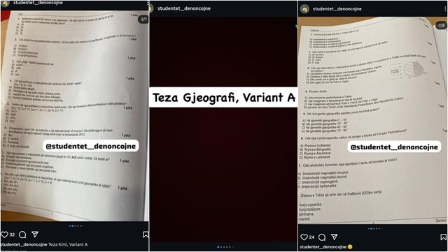 Provimet e Maturës Shtetërore/ Publikohen tezat e lëndëve me
